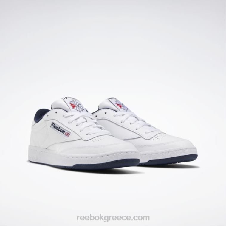 άνδρες λευκό/ναυτικό club c 85 ανδρικά παπούτσια Reebok ND8H1033