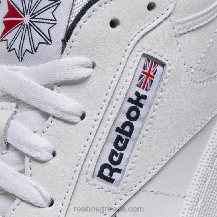 άνδρες λευκό/ναυτικό club c 85 ανδρικά παπούτσια Reebok ND8H1033