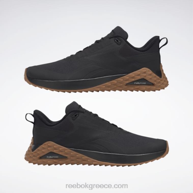 άνδρες μαύρη/reebok rubber gum-03/moondust met. ανδρικά παπούτσια trail cruiser Reebok ND8H1098