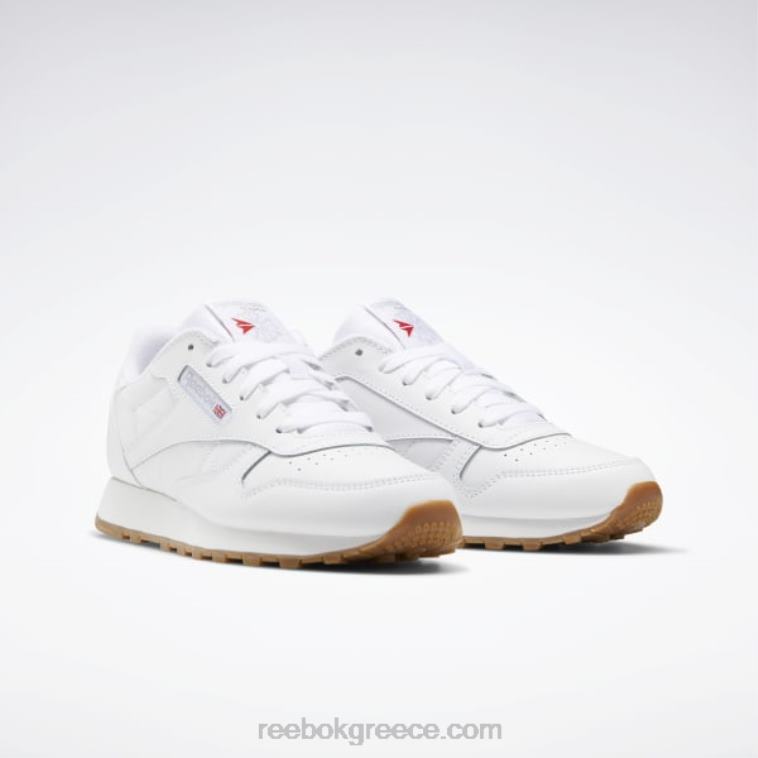 παιδιά ftwr white/reebok rubber gum-02 κλασικά δερμάτινα παπούτσια - δημοτικού Reebok ND8H1379