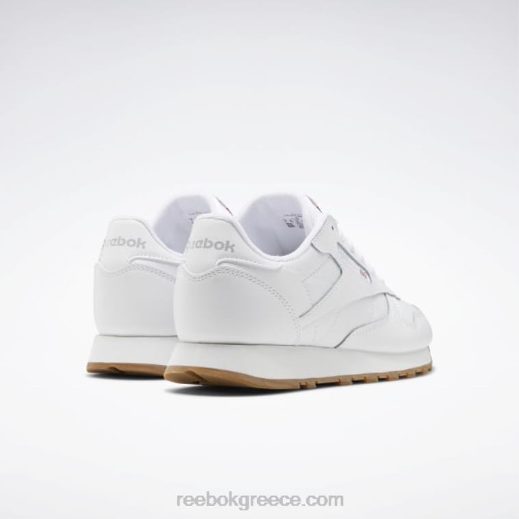 παιδιά ftwr white/reebok rubber gum-02 κλασικά δερμάτινα παπούτσια - δημοτικού Reebok ND8H1379