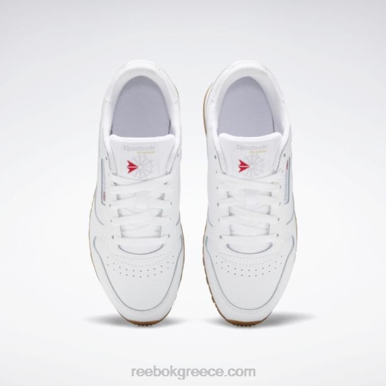 παιδιά ftwr white/reebok rubber gum-02 κλασικά δερμάτινα παπούτσια - δημοτικού Reebok ND8H1379