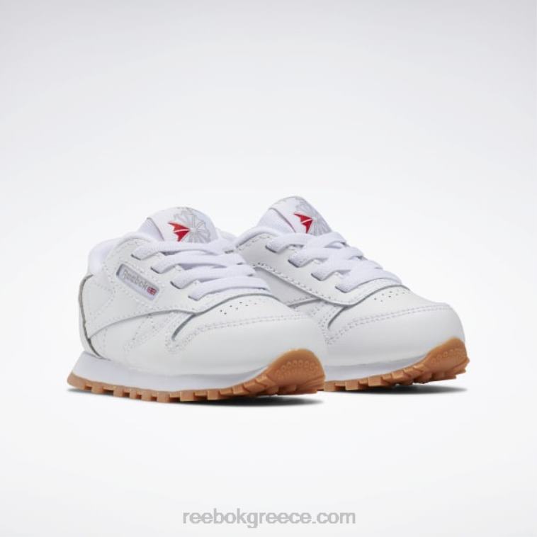 παιδιά ftwr white/reebok rubber gum-02 κλασικά δερμάτινα παπούτσια - νήπιο Reebok ND8H1448