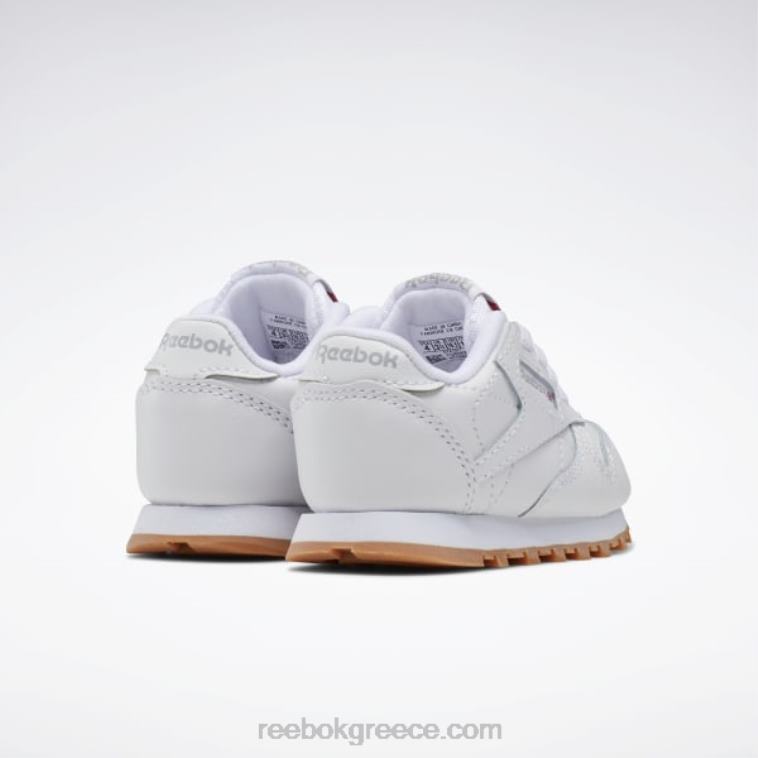 παιδιά ftwr white/reebok rubber gum-02 κλασικά δερμάτινα παπούτσια - νήπιο Reebok ND8H1448