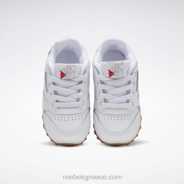 παιδιά ftwr white/reebok rubber gum-02 κλασικά δερμάτινα παπούτσια - νήπιο Reebok ND8H1448