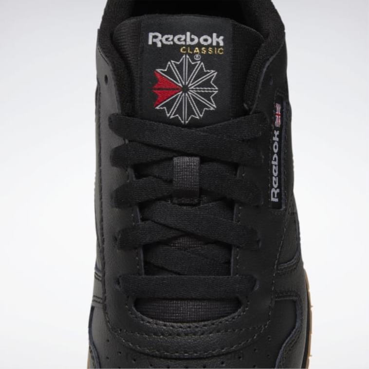 παιδιά μαύρη τσίχλα πυρήνα/reebok καουτσούκ-02 κλασικά δερμάτινα παπούτσια - δημοτικού Reebok ND8H1422
