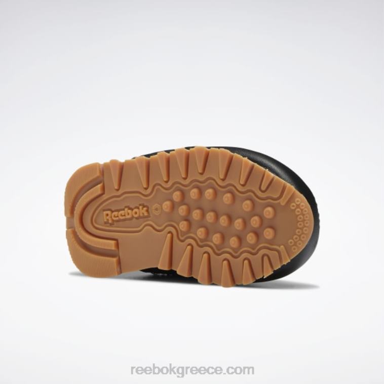 παιδιά μαύρη τσίχλα πυρήνα/reebok καουτσούκ-02 κλασικά δερμάτινα παπούτσια - νήπιο Reebok ND8H1424